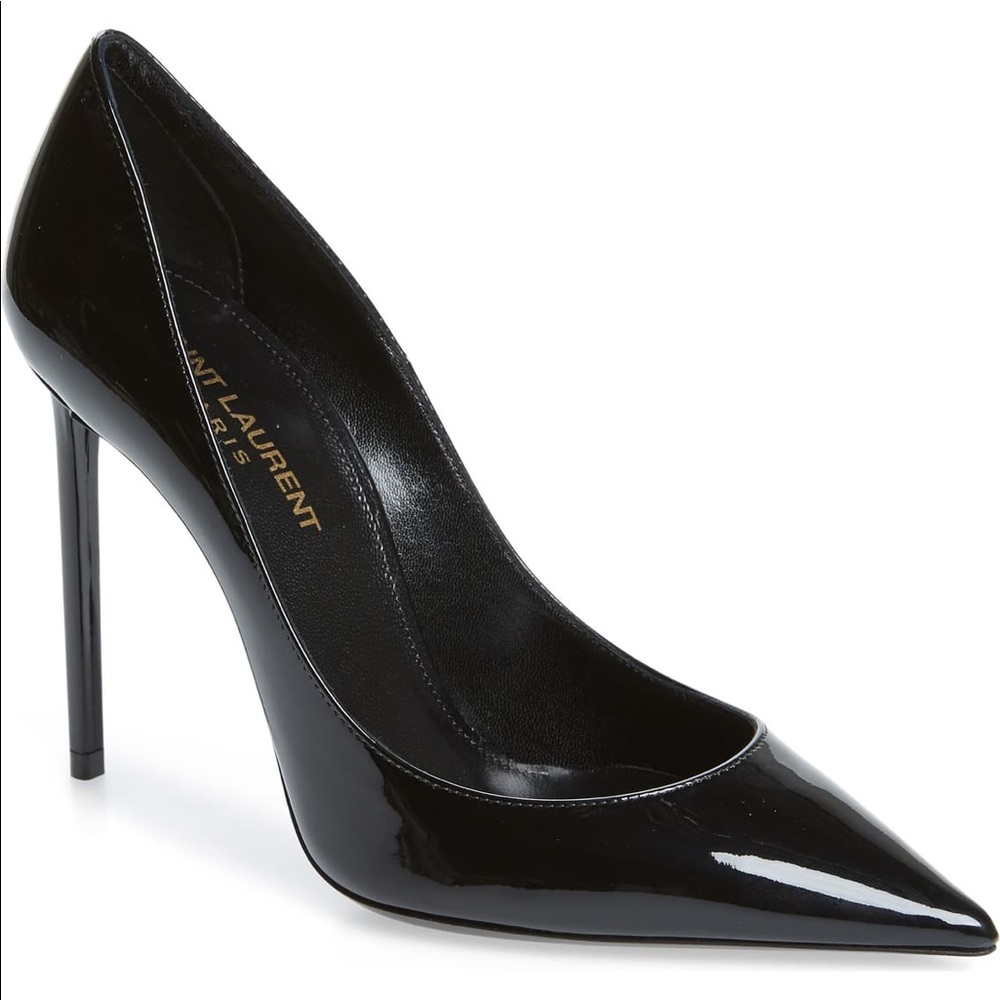 Saint Laurent Zoe Pointy Toe Pump -Patent Leather